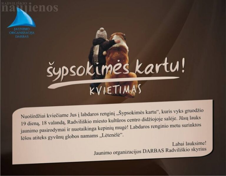 Labdaros renginys „Šypsokimės kartu“ Radviliškyje