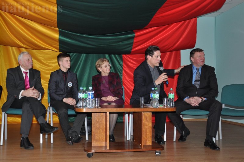 Renginyje dalyvavo ir Radviliškio rajono meras Antanas Čepononis (antrame plane pirmas iš kairės).