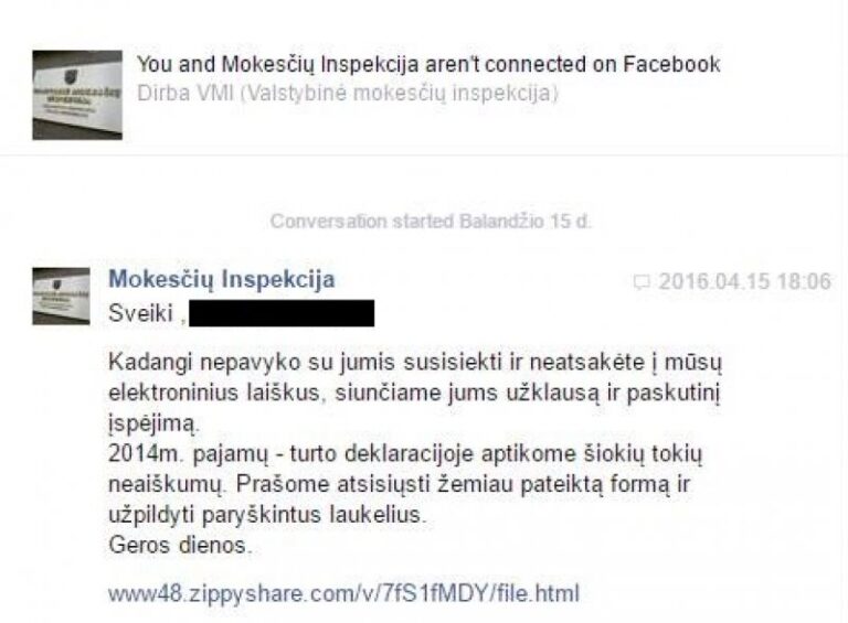 „Feisbuko“ aferistai bando išvilioti jūsų pinigus