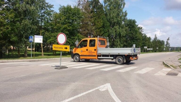 Važiuojantiems į Baisogalą – laikini nepatogumai
