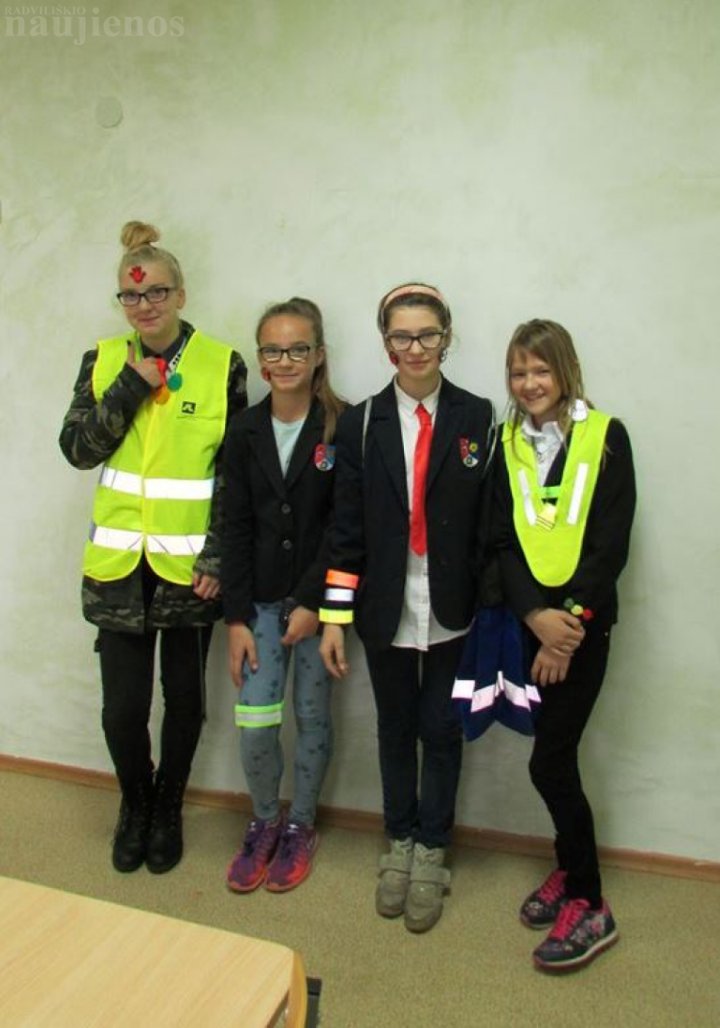 Baisogalos bibliotekoje – pamoka apie saugų eismą