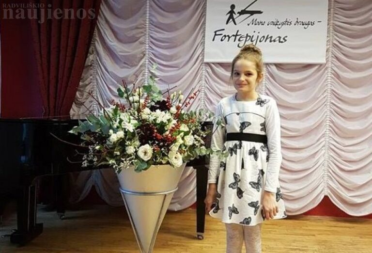 Pianistė iš Radviliškio – konkurso diplomantė