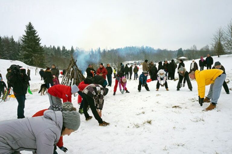 Žiemos sporto šventė sukvietė pasidžiaugti žiemos malonumais