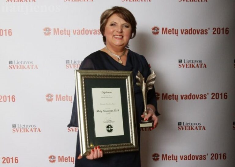 Radviliškio ligoninės direktorė – konkurso „Metų vadovas“ laureatė