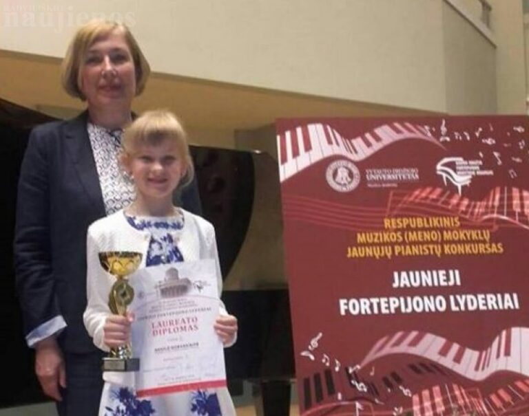 Radviliškio pianistės sėkmė Kaune vykusiame konkurse