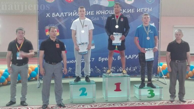 Radviliškietis iškovojo sidabrą Baltijos jūros šalių jaunių žaidynėse