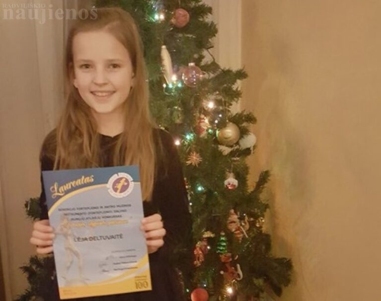 Fortepijono konkurse laureate pripažinta radviliškietė