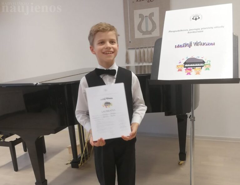 Jaunųjų pianistų konkurse – šeduvio sėkmė