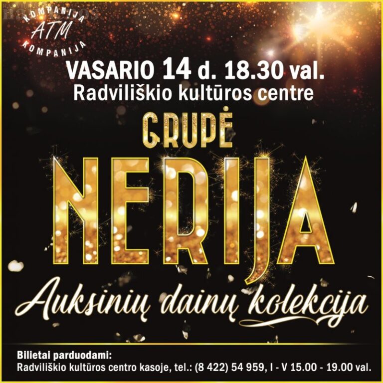 Legendinė „Nerija“ į Radviliškį atveža auksinių dainų kolekciją
