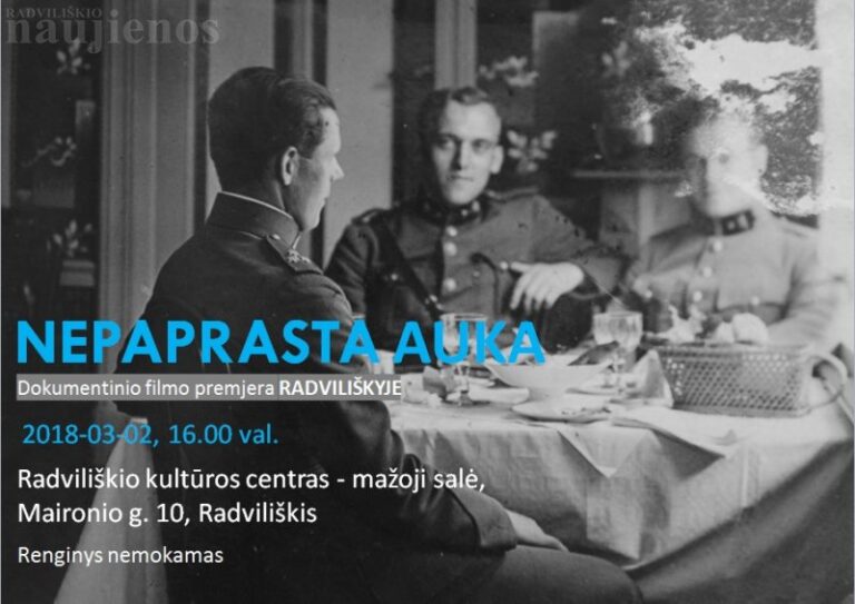 Radviliškio kultūros centre – nemokamas filmas apie partizanus