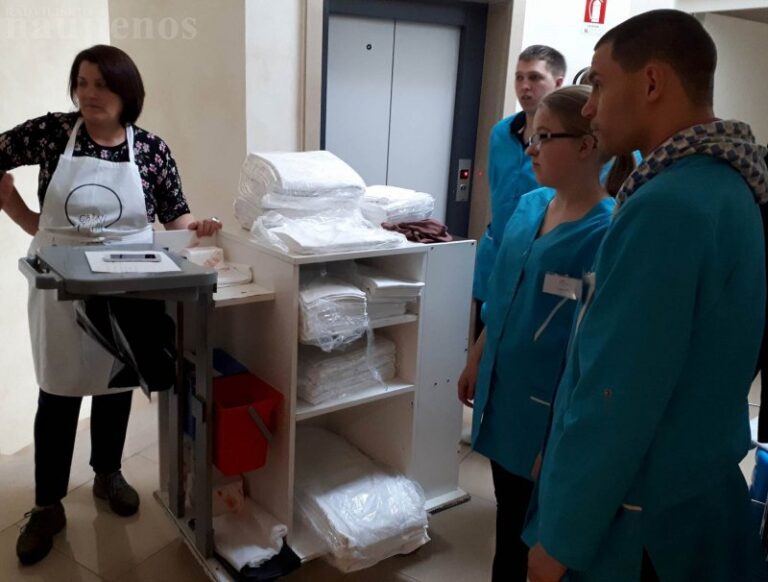 Viešbučio darbuotojo specialybės mokiniai tobulina įgūdžius Italijoje
