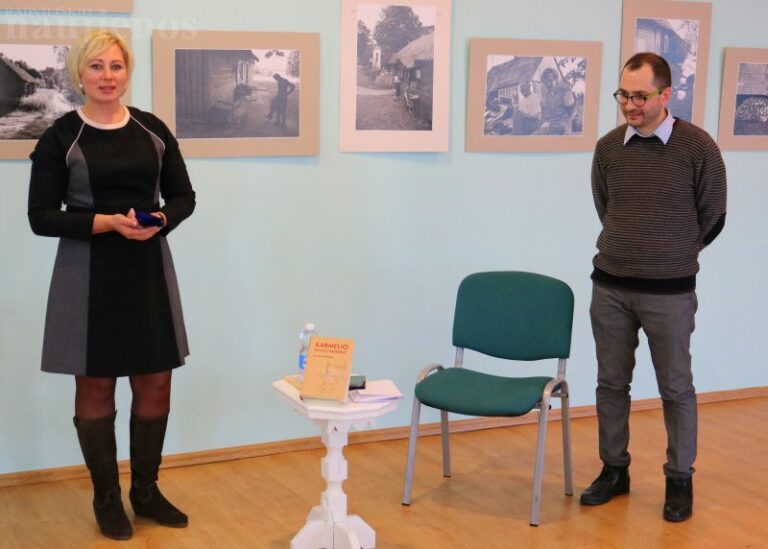 Radviliškio viešojoje bibliotekoje pristatytas G. Bleizgio romanas