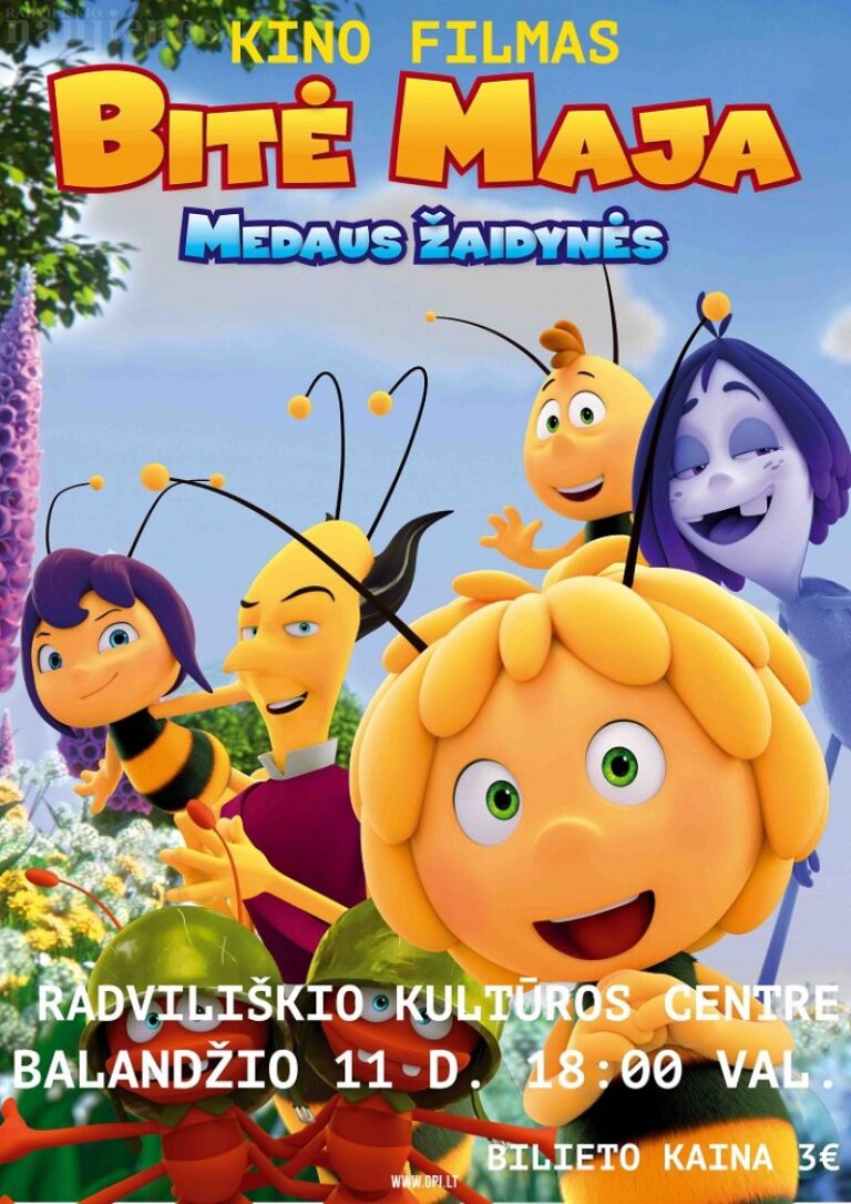 Animacinis filmas Bitė Maja: Medaus žaidynės