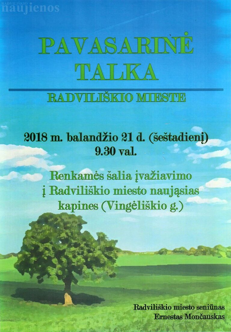 Akcija „DAROM 2018“ 11-ąjį kartą visus kvies susitvarkyti aplinką