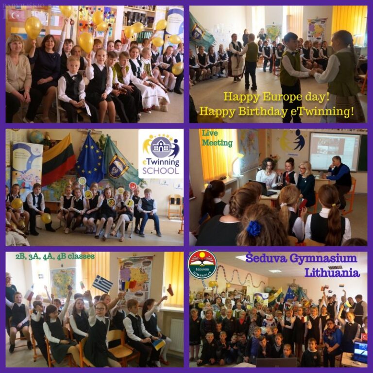 Mokyklos šventė Europos dieną ir „eTwinning“ gimtadienį