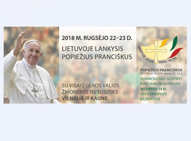 Norintieji susitikti su Popiežiumi kviečiami registruotis