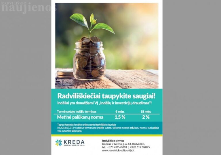Radviliškiečiai, taupykite saugiai!
