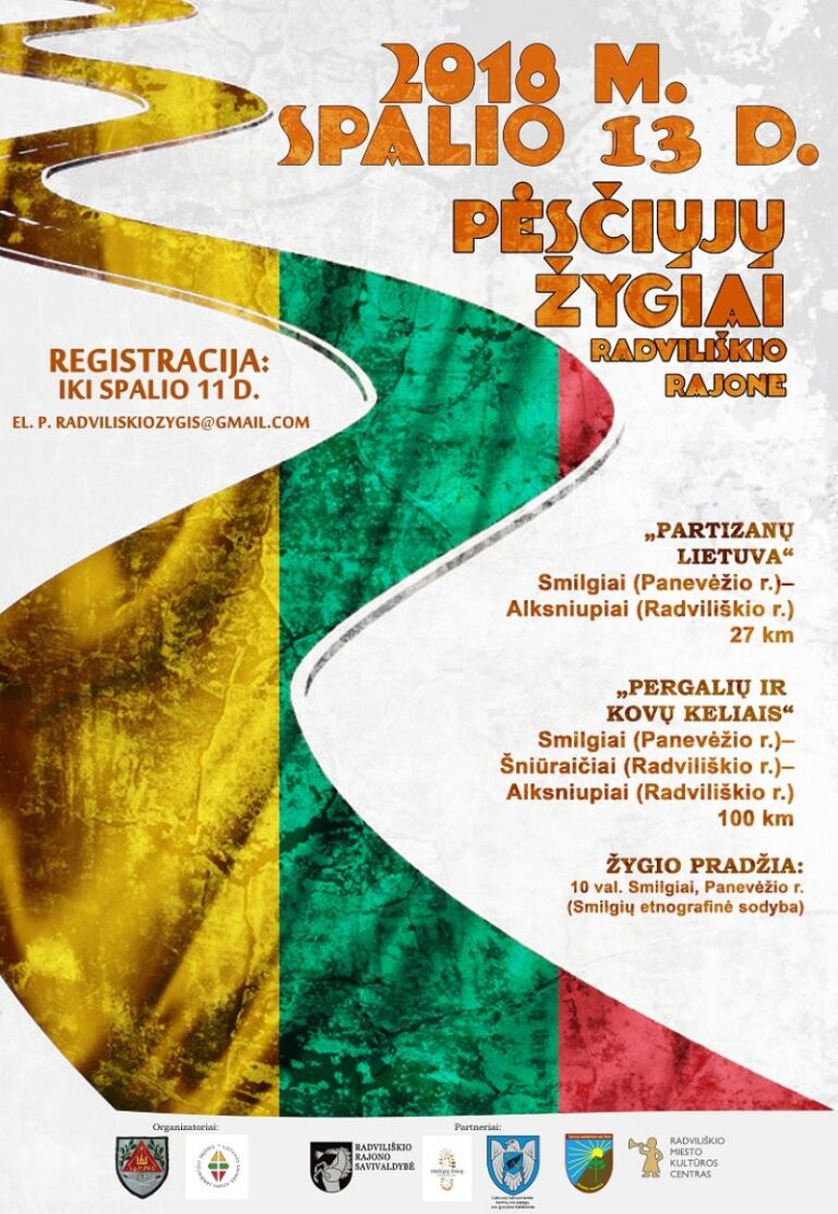 Registracija į pėsčiųjų žygius – iki spalio 11 dienos
