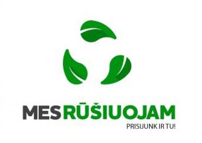 Dalyvaukite projekte „Mes rūšiuojam“