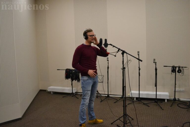 Radviliškiečiams – moderniausia garso įrašų studija