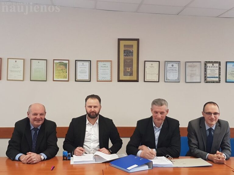 Pasirašyta sutartis dėl Baisogalos ir Pakiršinio (Vainiūnų) nuotekų valymo įrenginių rekonstrukcijos
