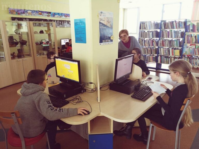 Saugesnio interneto savaitė Radviliškio viešojoje bibliotekoje ir jos filialuose