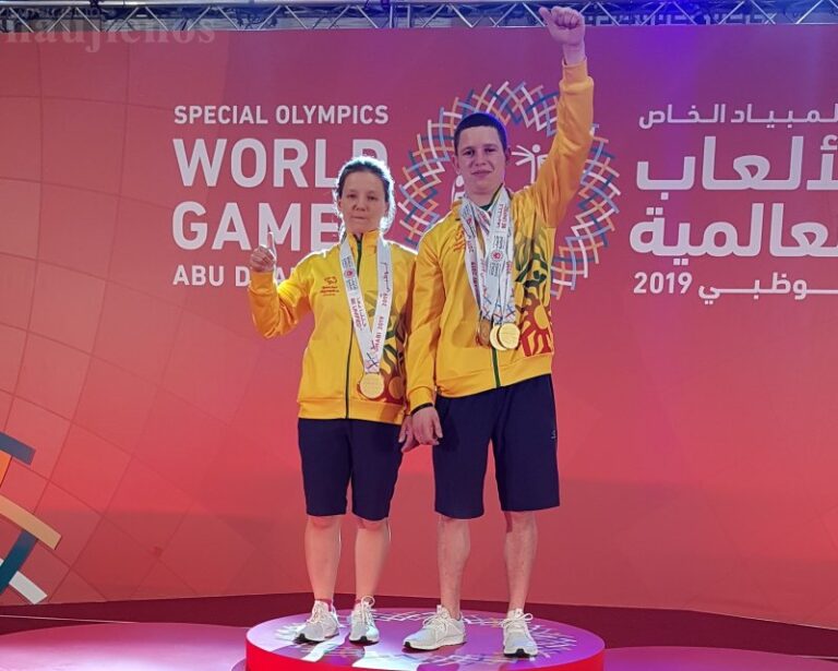 Jungtiniuose Arabų Emyratuose rajono sunkiaatlečiai iškovojo net 8 aukso medalius