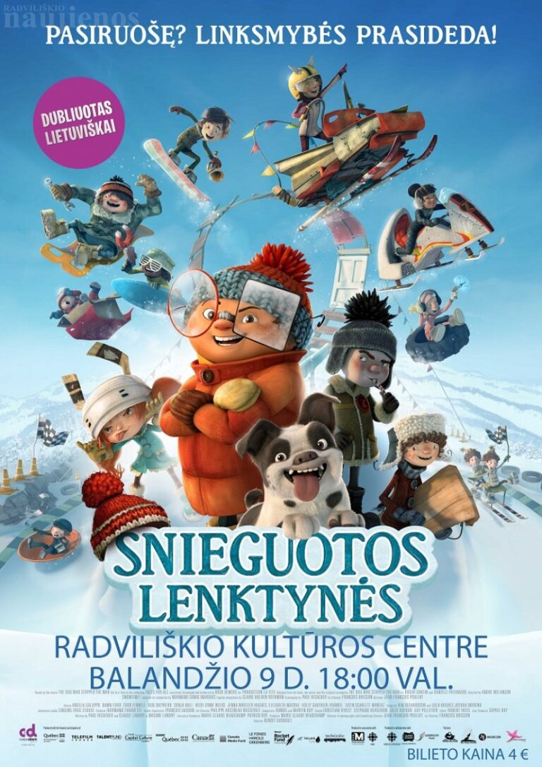 Animacinė nuotykių komedija „Snieguotos lenktynės“