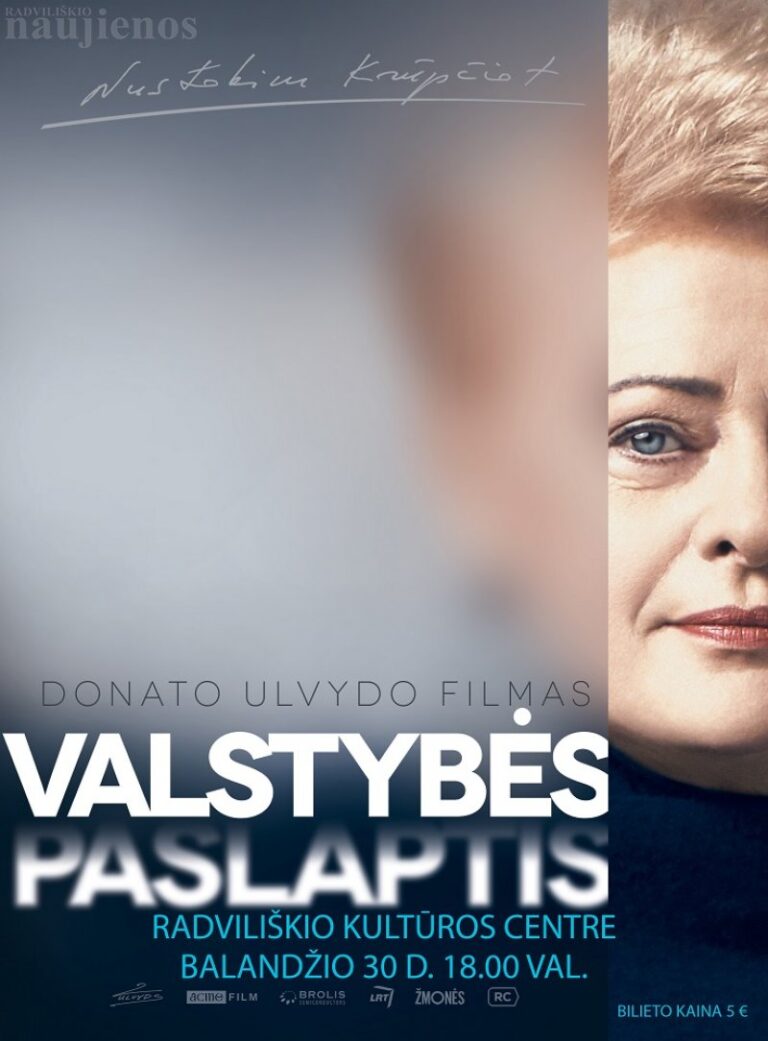 „Valstybės paslaptis“ – dokumentinis filmas apie Prezidentę