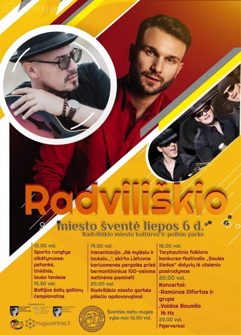 Radviliškio miesto šventė – liepos 6-ąją