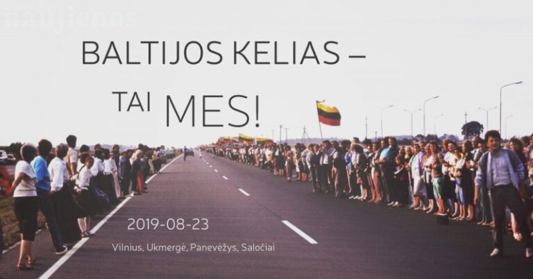 Skelbiama registracija norintiems dalyvauti akcijoje „Baltijos kelias 30“