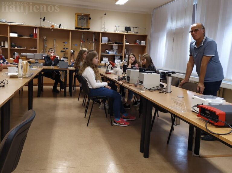 Grinkiškio mokiniai Kaune sužinojo daug įdomių dalykų