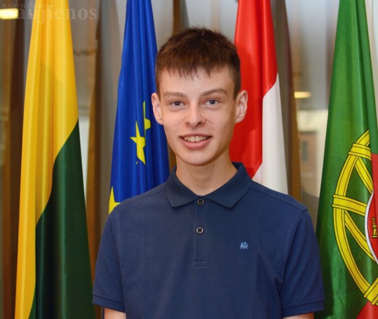 Dovydas Paškauskas – Europos Sąjungos ambasadorius Radviliškyje