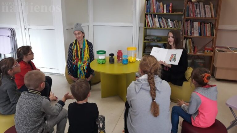 Baisogalos bibliotekoje – sensoriniai skaitymai