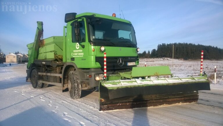 Radviliškio kelininkai – pasiruošę žiemos išdaigoms