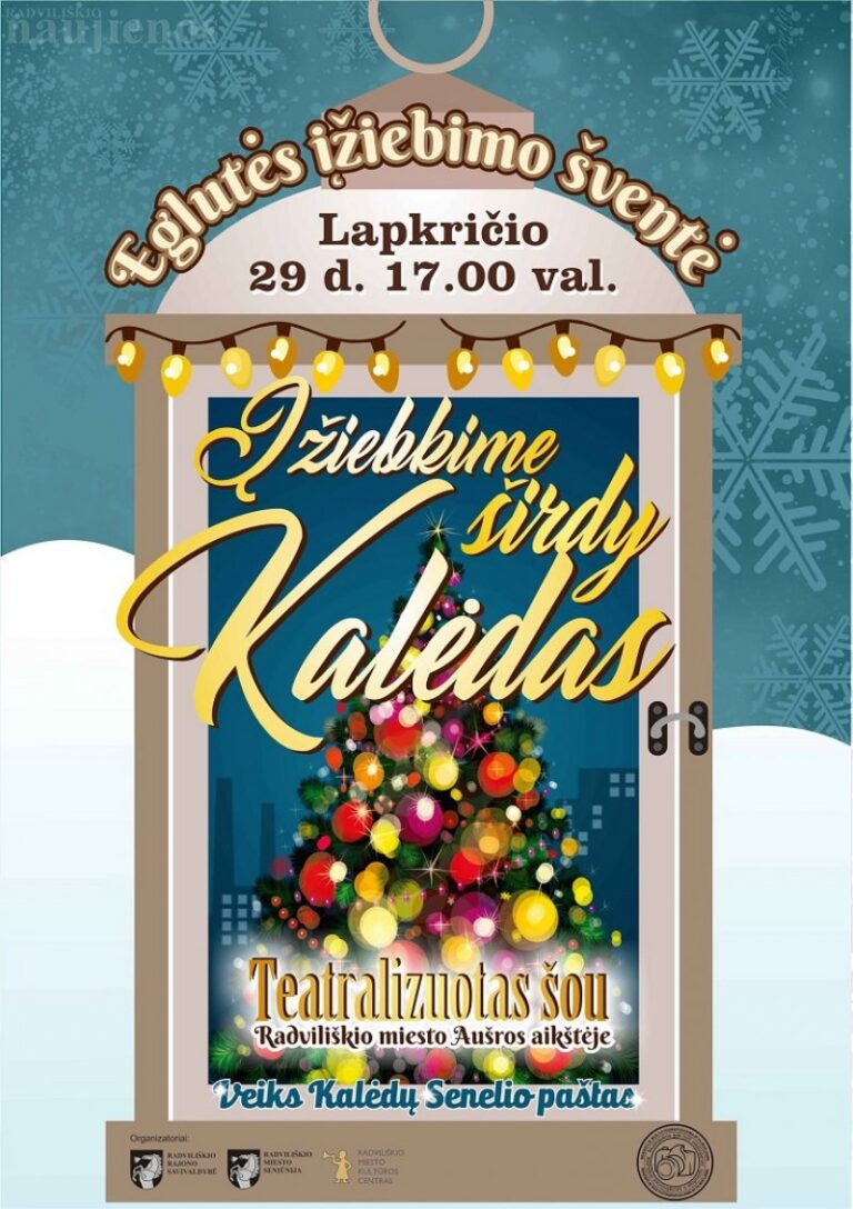 Šventinis Kalėdų laukimo laikotarpis Radviliškyje – nuo lapkričio 29 dienos