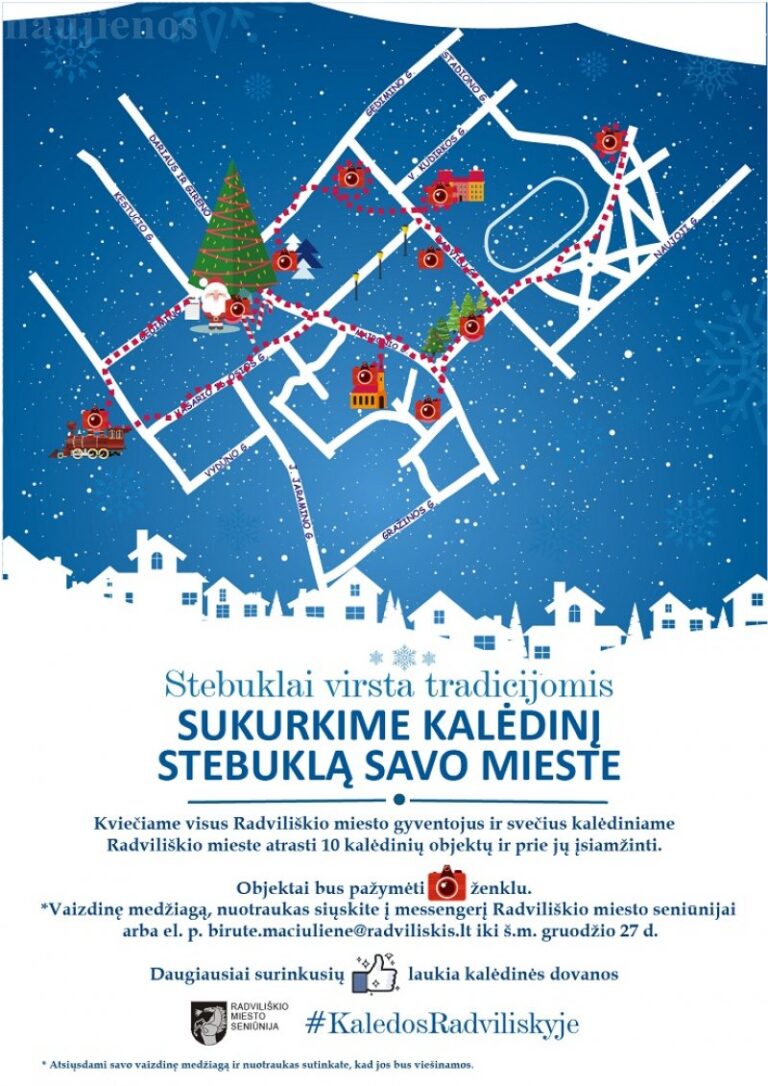 Sukurkime kalėdinį stebuklą Radviliškyje
