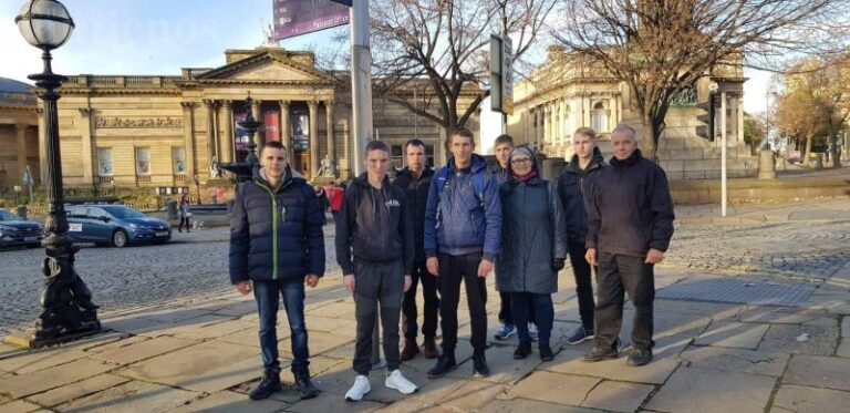 Šaltkalvio specialybės mokiniai stažavosi Liverpulyje