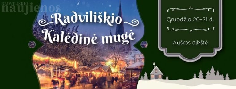 Radviliškio kalėdinė mugė – jau kitą savaitgalį