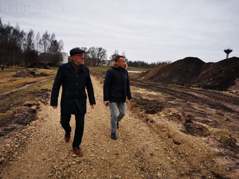 Rangos darbų konkursą laimėjusi įmonė UAB „Statybų kodas“ jau nutiesė didelę dalį pėsčiųjų takų