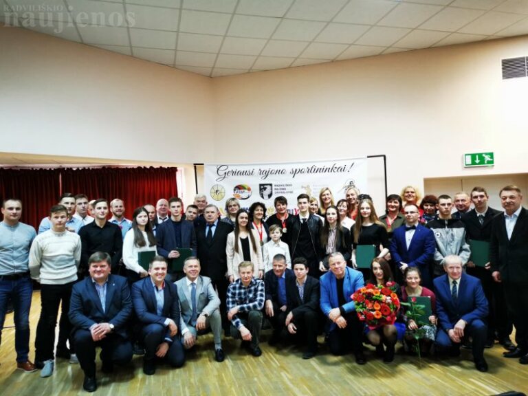 Pagerbti geriausieji 2019 metų Radviliškio rajono sportininkai
