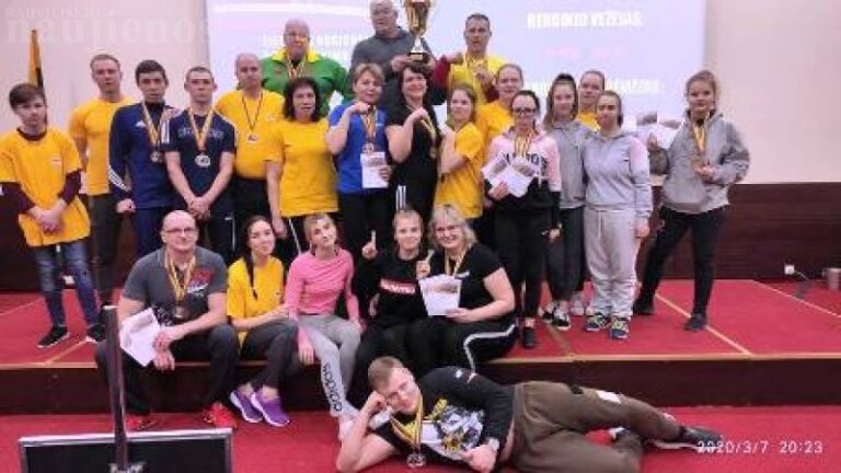Radviliškio rankų lenkikai – stipriausi Lietuvoje