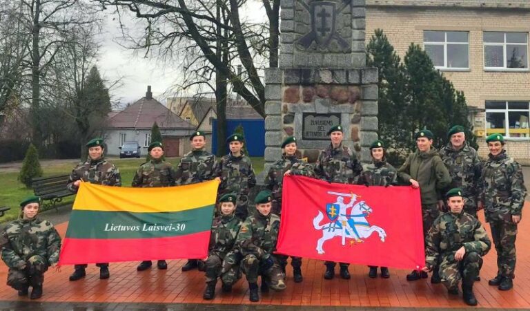 Baisogalos šauliai šventė trisdešimtą Laisvės pavasarį