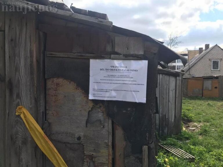 Radviliškio mieste bus griaunami avarinės būklės statiniai