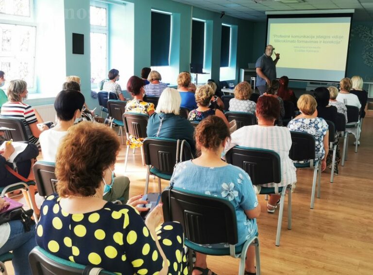 Bibliotekininkams – apie mikroklimato formavimą