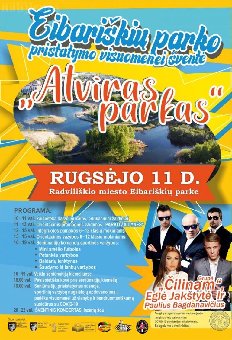 Kviečiame į šventę „Atviras parkas“! Registracija privaloma.