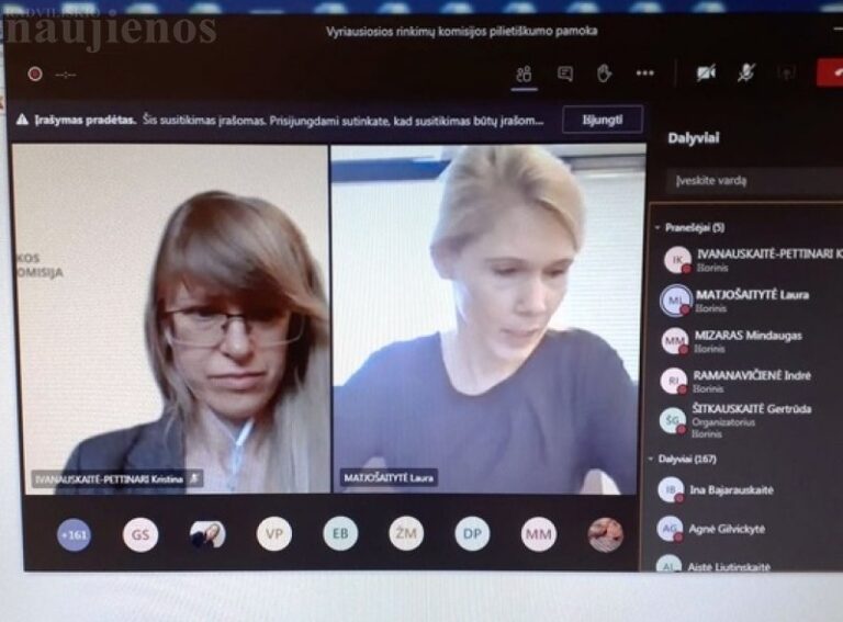 Pasaulinės rinkimų dienos proga – pilietiškumo pamokos Radviliškio gimnazistams