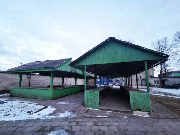 Jau kitą savaitę – Radviliškio miesto turgelio griovimo darbai