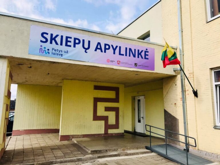 Skiepijimo tempas rajone įgauna pagreitį