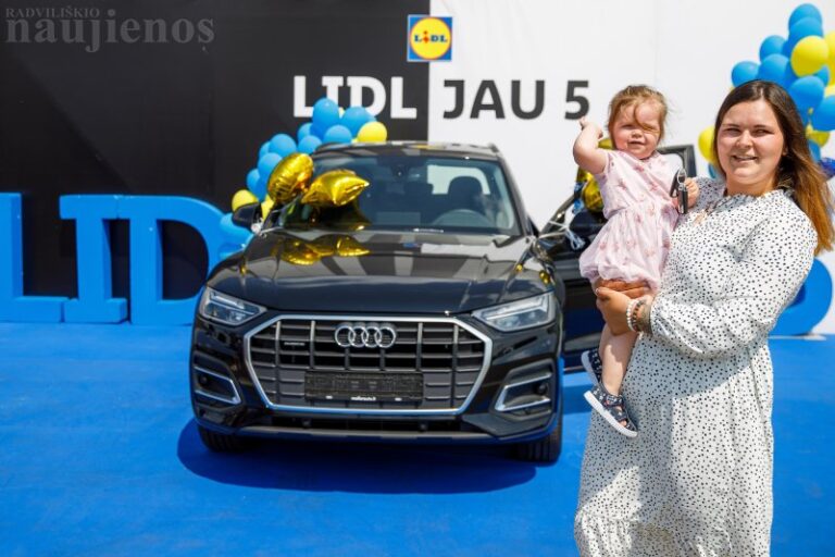 Radviliškietė „Lidl“ gimtadienio žaidime laimėjo automobilį „Audi Q5“!